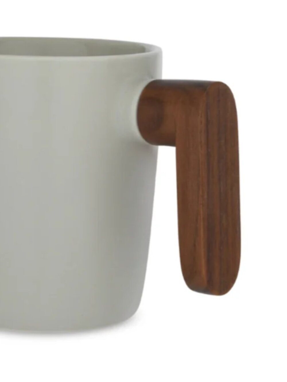 (3/30$) Phantom Chef Wood Handle Coffee Mug - Sage